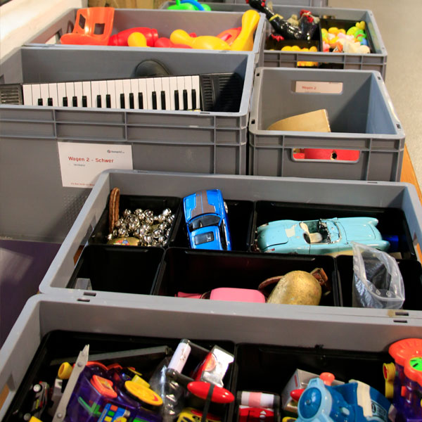 Material für Teamevent Impulsreaktion.