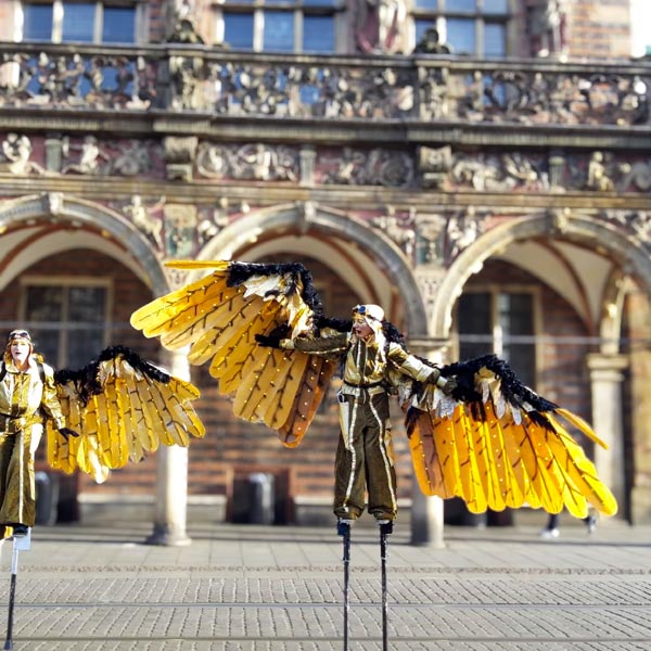 Steampunk-Künstler Angel.